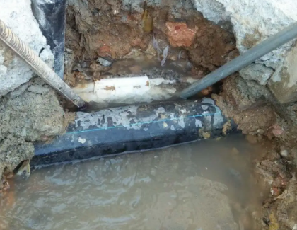 玉龙测漏水之水管漏水